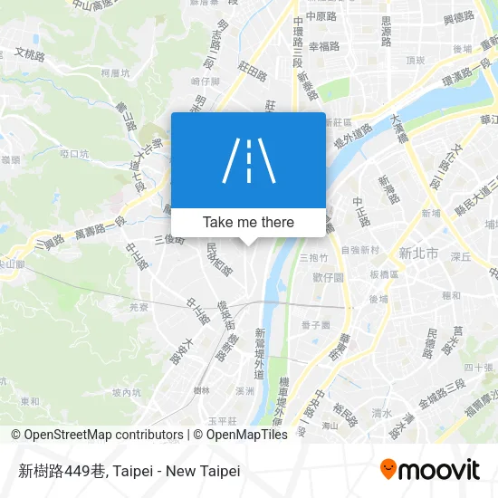 新樹路449巷地圖