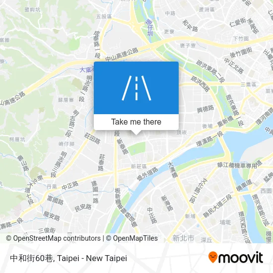 中和街60巷地圖