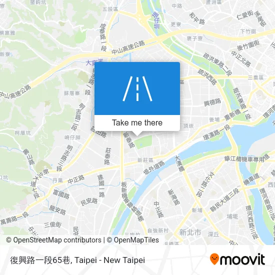 復興路一段65巷地圖
