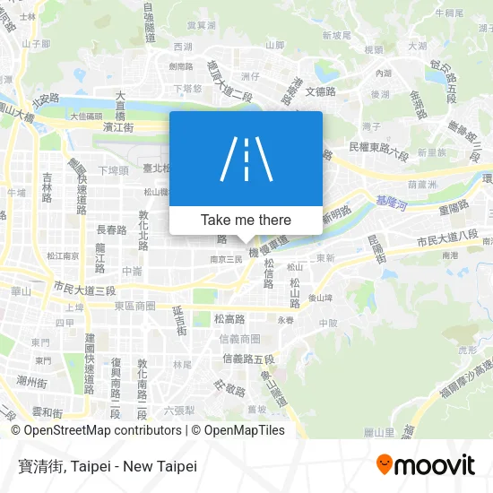 寶清街 map