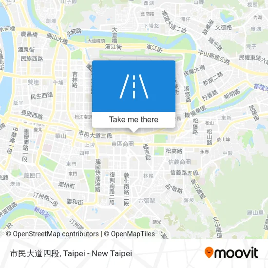 市民大道四段 map