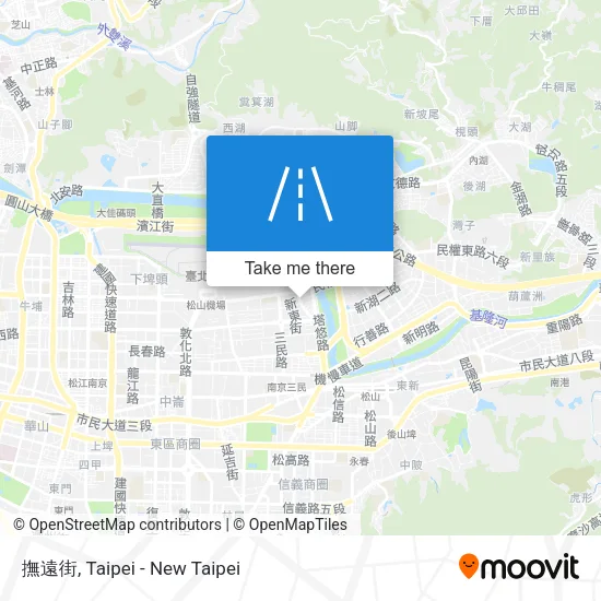 撫遠街 map
