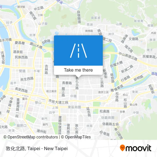 敦化北路地圖
