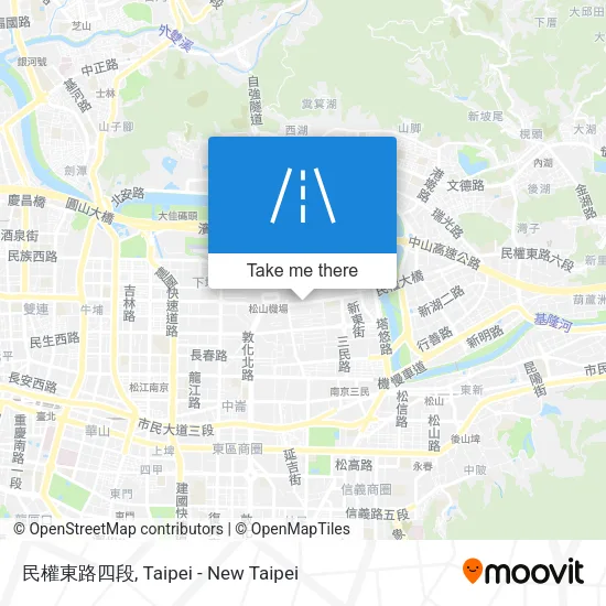 民權東路四段 map