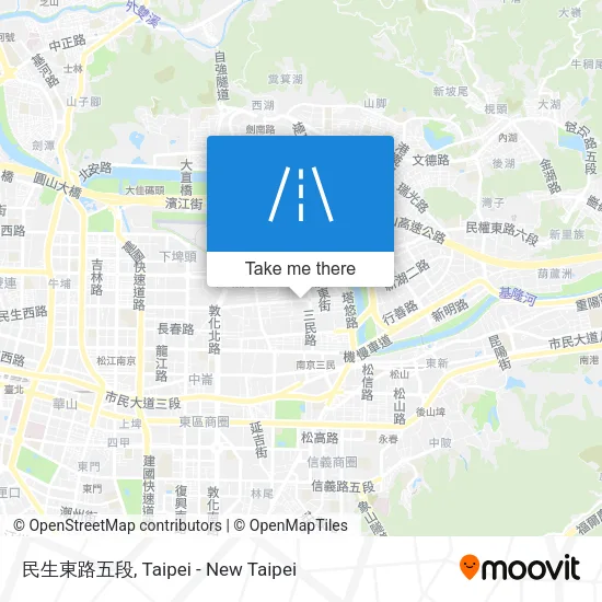 民生東路五段地圖