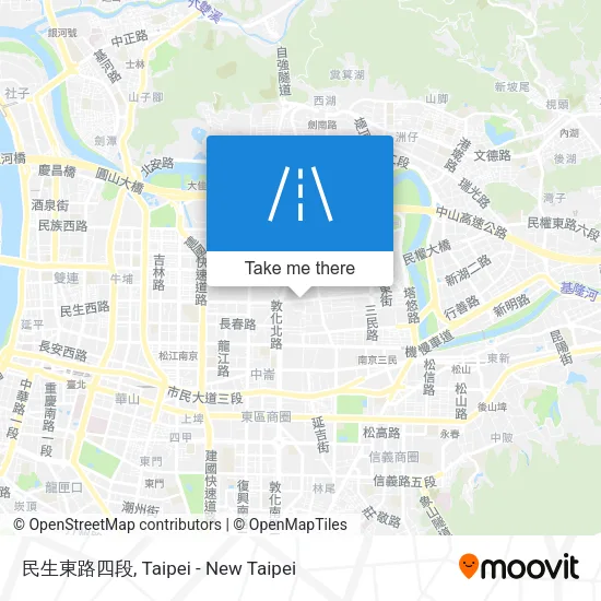 民生東路四段地圖