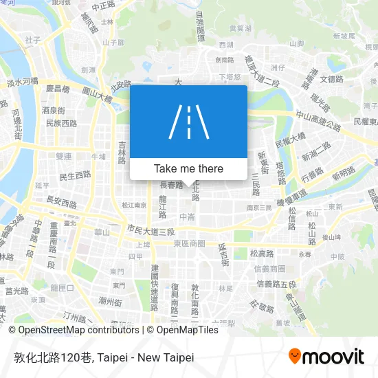 敦化北路120巷地圖