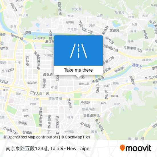 南京東路五段123巷 map