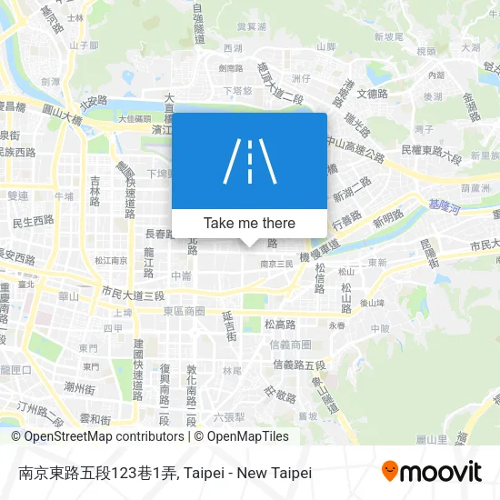 南京東路五段123巷1弄地圖