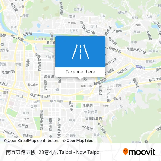 南京東路五段123巷4弄地圖