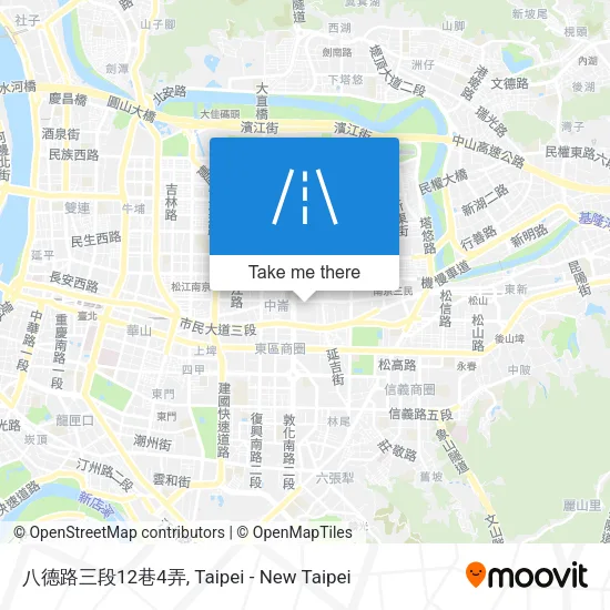 八德路三段12巷4弄地圖