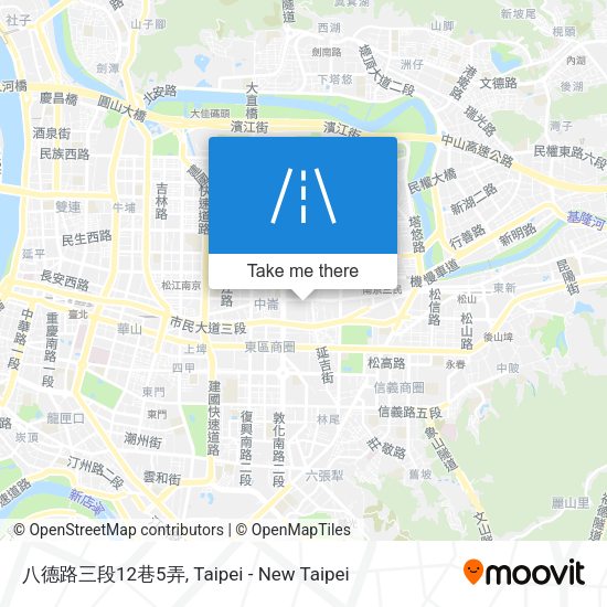 八德路三段12巷5弄地圖