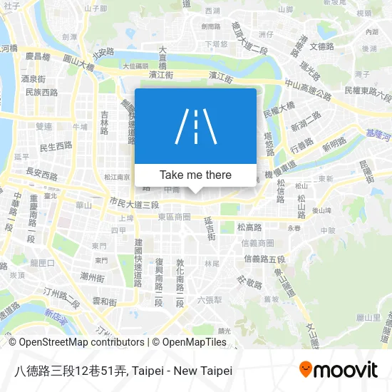 八德路三段12巷51弄地圖