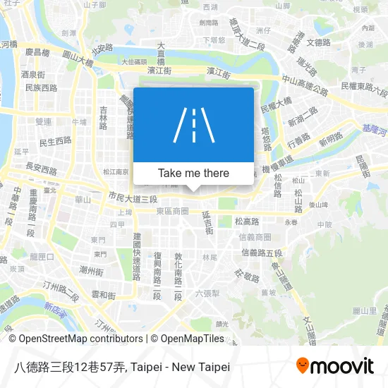 八德路三段12巷57弄地圖