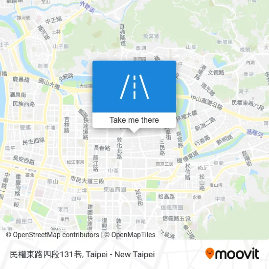 民權東路四段131巷地圖