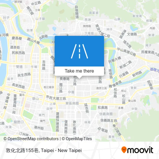 敦化北路155巷地圖