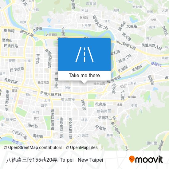 八德路三段155巷20弄 map