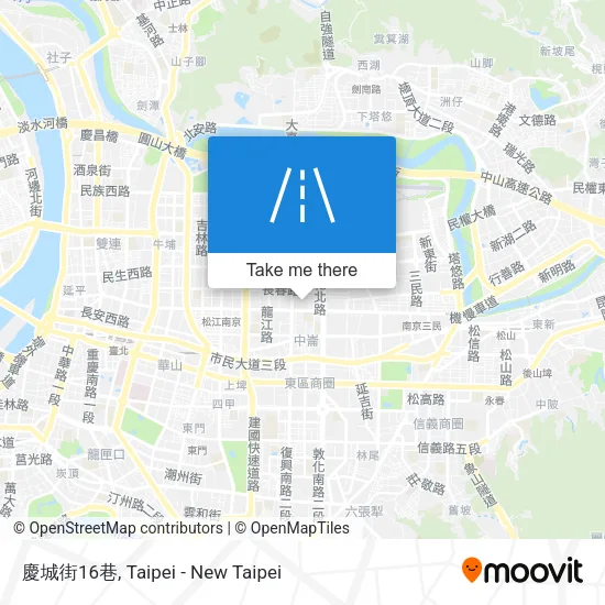 慶城街16巷 map
