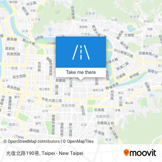 光復北路190巷 map