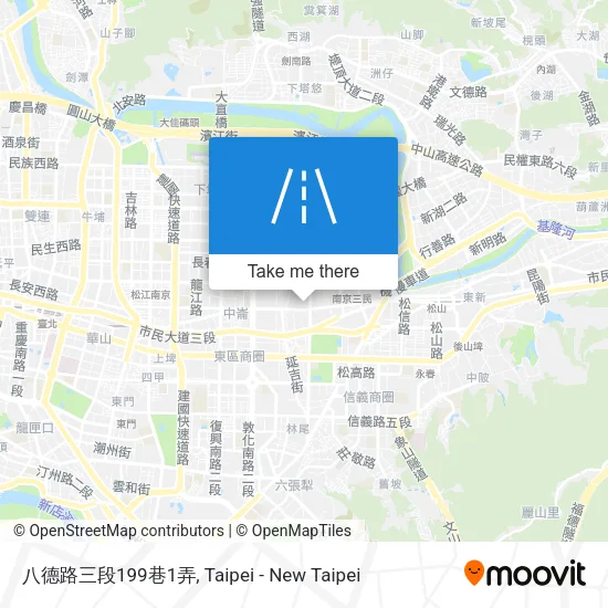 八德路三段199巷1弄地圖