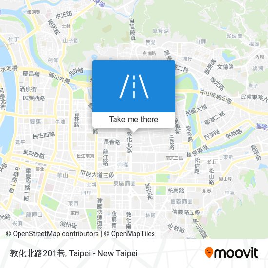 敦化北路201巷 map