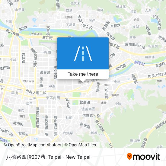 八德路四段207巷地圖