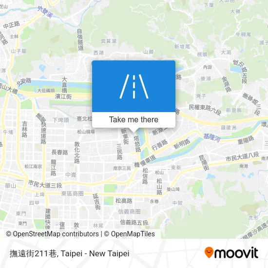 撫遠街211巷 map
