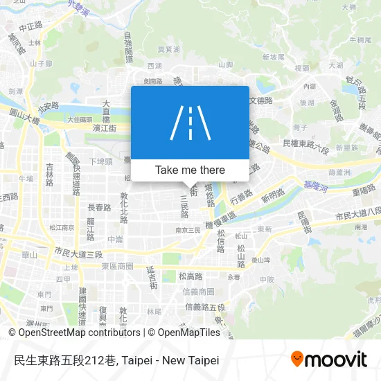 民生東路五段212巷 map