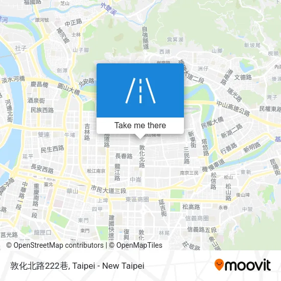 敦化北路222巷地圖