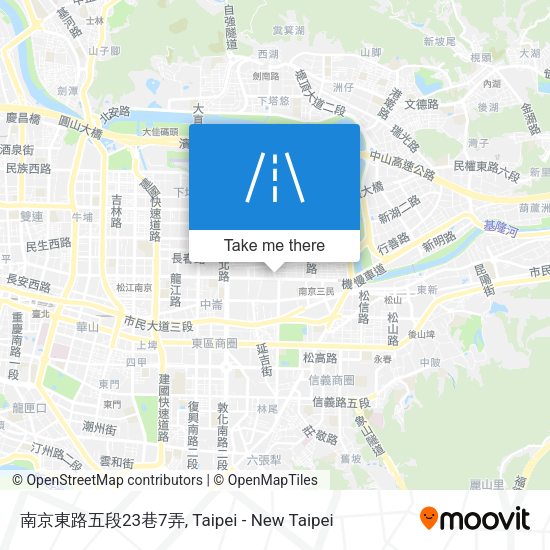 南京東路五段23巷7弄地圖