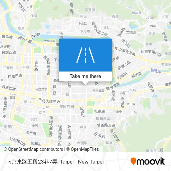 南京東路五段23巷7弄地圖