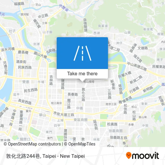 敦化北路244巷地圖