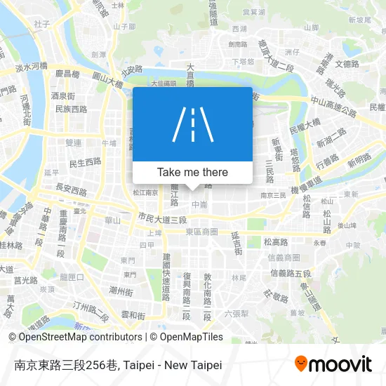 南京東路三段256巷地圖