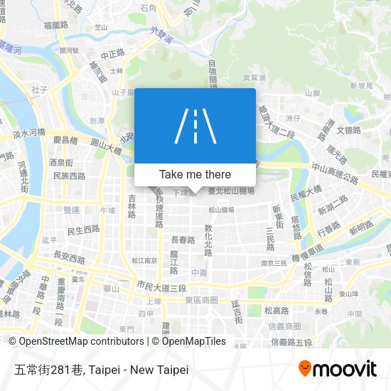 五常街281巷地圖