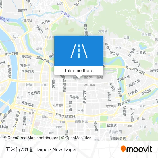 五常街281巷地圖