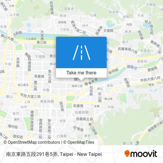南京東路五段291巷5弄地圖