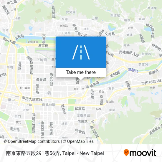 南京東路五段291巷56弄地圖