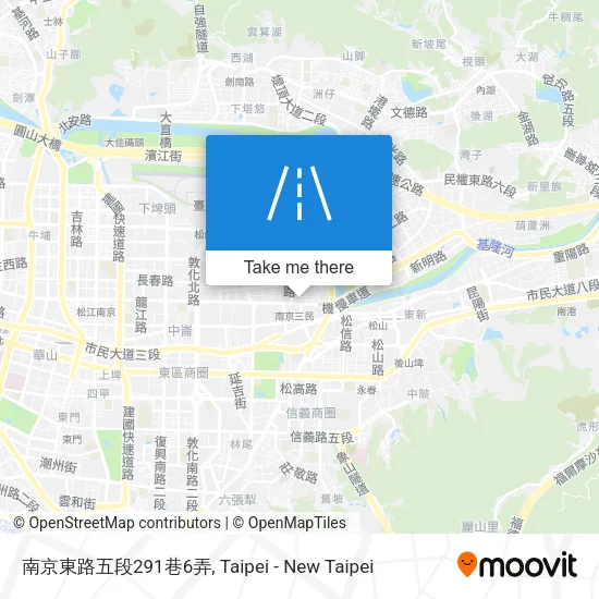 南京東路五段291巷6弄地圖