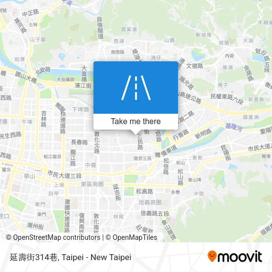 延壽街314巷地圖