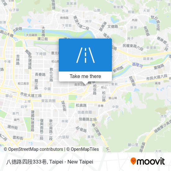 八德路四段333巷地圖