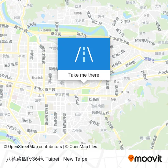 八德路四段36巷地圖