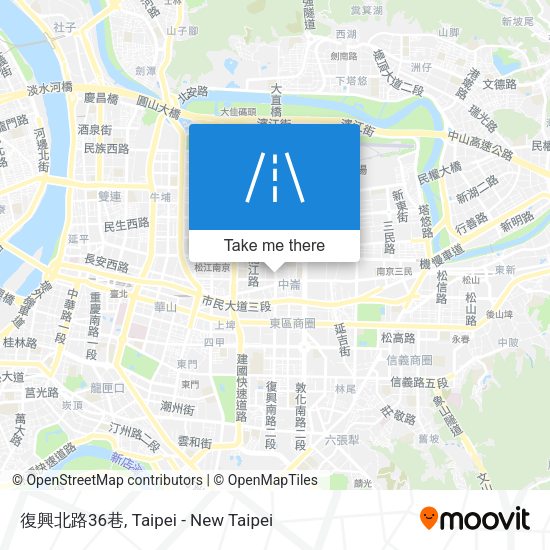復興北路36巷 map