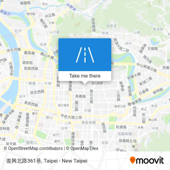 復興北路361巷 map