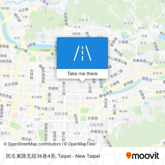 民生東路五段36巷4弄地圖