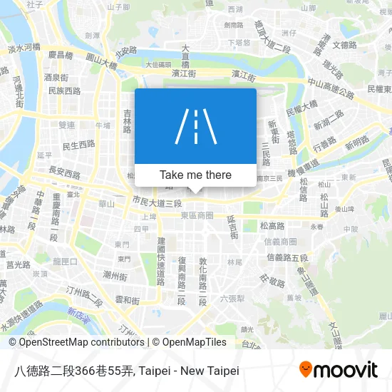 八德路二段366巷55弄地圖