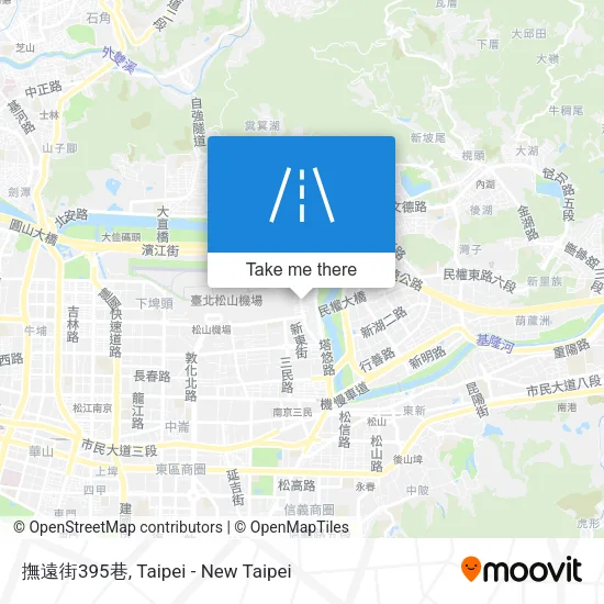 撫遠街395巷 map