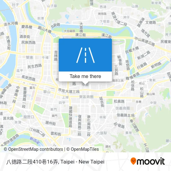 八德路二段410巷16弄地圖