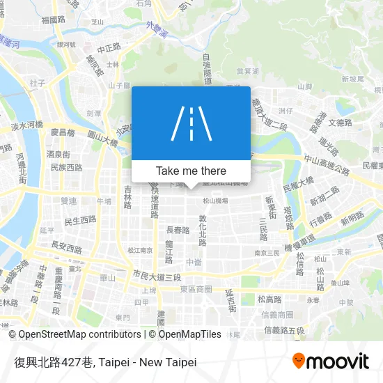 復興北路427巷地圖
