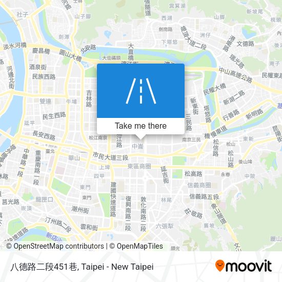 八德路二段451巷地圖