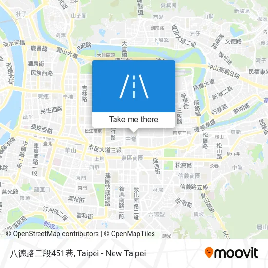 八德路二段451巷地圖